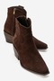 Worpen Women's Genuine Leather Western / Cowboy Boots Brown Suede