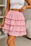 Muslin Layered Flounce Mini Skirt My4482 - 3