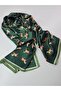 Luxury Voile Silk Shawl Hijab Foulard Scarf Shawl Horse Patterned 70 X 180 cm - 4