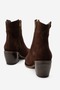 Worpen Women's Genuine Leather Western / Cowboy Boots Brown Suede - 3