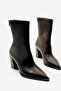 Zippered Non-Slip Sole Thick Heeled Boots Light Brown 9 cm - 4