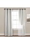 لوحة جروميت شفافة من لاش ديكور مع بطانة تعتيم معزولة 84" x 38" 16T002548، سادة - 4