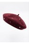 Women's Painter Angora Beanie with Pearl - 2