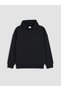 Özmarka New Season Black Hooded Girls' Sweatshirt