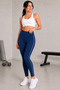 Women's High-Waisted Fitness Leggings with Ruffle Detail – Fitness, Pilates, and Casual Ruffle Leggings - 3
