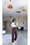 Brown Cap Pocket Cupra Trousers