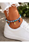 Ethnic Design Blue Tone Anklet