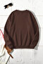 Unisex Printed Crew Neck Sweatshirt - 2