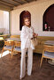 Ecru Rope Detailed Biritli Shirt - 3