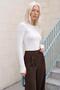 Women's Finger Detailed Long Sleeve Bodysuit - 3