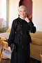 Black Guipure Detailed Zippered Skirted Two-Piece Set - 4