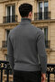 Men's Long Premium Comfort Anthracite Sweater - 6