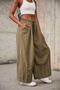 Women's Trousers with Detailed Design and Hem Stitching - 2