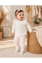 Nature Embroidered Baby Girl 2-Piece Set Cotton Seasonal Ruffle Top and Leggings 0-12 Months - 3