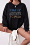 Unisex Frank Active Power Printed Crew Neck Sweatshirt