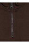 Zippered stand collar girl's sweatshirt - 2