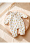 Gots Certified Fabric 100% Cotton Muslin Unisex Baby Romper 3-6-9-12 Months Pear Patterned