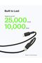 كابل من بلكن بطول 2 متر نوع USB-C إلى USB-A متوافق مع جهاز لوحي - 4