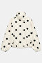 Zra Model Viral Dik Yaka Polka Dot Viral Bomber Women's Trench Coat Jacket - 2