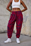 Women's Pleated Trousers with Elastic Waist and Cuffs - 4