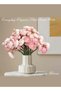 18 Pieces Ranunculus Artificial Flower, Faux Silk Mini Ranunculus Flowers for DIY Bouquet, Bulk Fake Wedding Filler Flowers for Centerpieces Arrangements Bridal Shower Decorations, Dusty Ro - 5