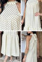 Women's Halter Neck Ruffled Polka Dot Dress - 6