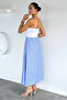 Women's Stripe Dress with Straps - 4