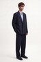 Relaxed Fit Striped Men's Suit