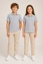 Children's Unisex 2-Pack Polo Collar Short Sleeve School T-Shirt 100% Cotton 2-14 Years