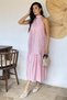 Women's Halter Neck Ruffled Polka Dot Dress