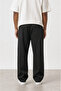 Men's Stripe Detailed Sweatpants Black - 3
