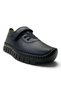 935 Orthopedic Soft 100% Genuine Leather Unisex Children's Black School Shoes - 2