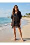 Fringed Beach Cover-Up Knit Pareo