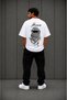 Palestine Kefiye Patterned 100% Cotton Oversize T-Shirt – Unisex T-Shirt with Arabic Writing - 2