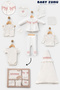 Baby Girl Hospital Discharge Set with Bow and Pearl Detail, 10-Piece Cotton Newborn Gift Box, 0-3 Months - 2