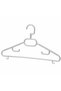 Rotating Head Clothes Hanger Set of 12 Gray – Non-Slip Serrated Shoulder Hanger - 2