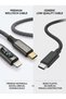 WELLTECH DIGIT22 27W C to Lightning Data Cable 1M, Fast Charging Cable, Zinc Alloy Durable USB Type-C to Lightning Cable for iPhone, iPad and Compatible Lightning Devices, - 2