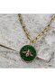 Imported Brand Ari Model Green Steel Necklace 56cm - 2