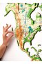 Wooden World Map Wall Decor Travel Wall Art Home Decoration UAE, Physical - 2