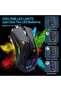 ماوس العاب لاسلكي مريح باضاءة من الفضاء اللوني RGB وهيكل بتصميم خلية نحل و6 ازرار مبرمجة مع زر DPI ق - 3