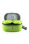 Executive Lunch Box Tiffin Set – 2 Round Steel Containers (280 ml each) & 1 Oval Plastic Container (450 ml), Insulated Bag, Leak-Proof, Easy to Carry, Office Use – Green Green 450ml - 3