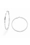 Steel Hoop Earrings (9 cm)