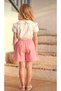 Summer Collar Detailed Shorts and Skirt Set for Girls - 3