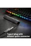 كابل USB C ملفوف مخصص من GUNMJO للوحة مفاتيح الألعاب، كابل لوحة مفاتيح ميكانيكية مزدوج الغلاف - 3