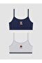 U-Neck Girl's Bustier 2-Pack (W6) - 2