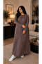 Women's Dress - Comfortable Fit - Plus Size - Patterned - Oversized - Viscose