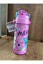Stainless Steel Cat Patterned Girl's 550 ml Water Bottle-Water Bottle - 3