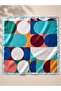 Modern Patterned 70X70 Women's Scarf - 2
