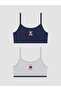 U-Neck Girl's Bustier 2-Pack (W6)