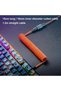 كابل USB C ملفوف مخصص من GUNMJO للوحة مفاتيح الألعاب، كابل لوحة مفاتيح ميكانيكية مزدوج الغلاف - 5